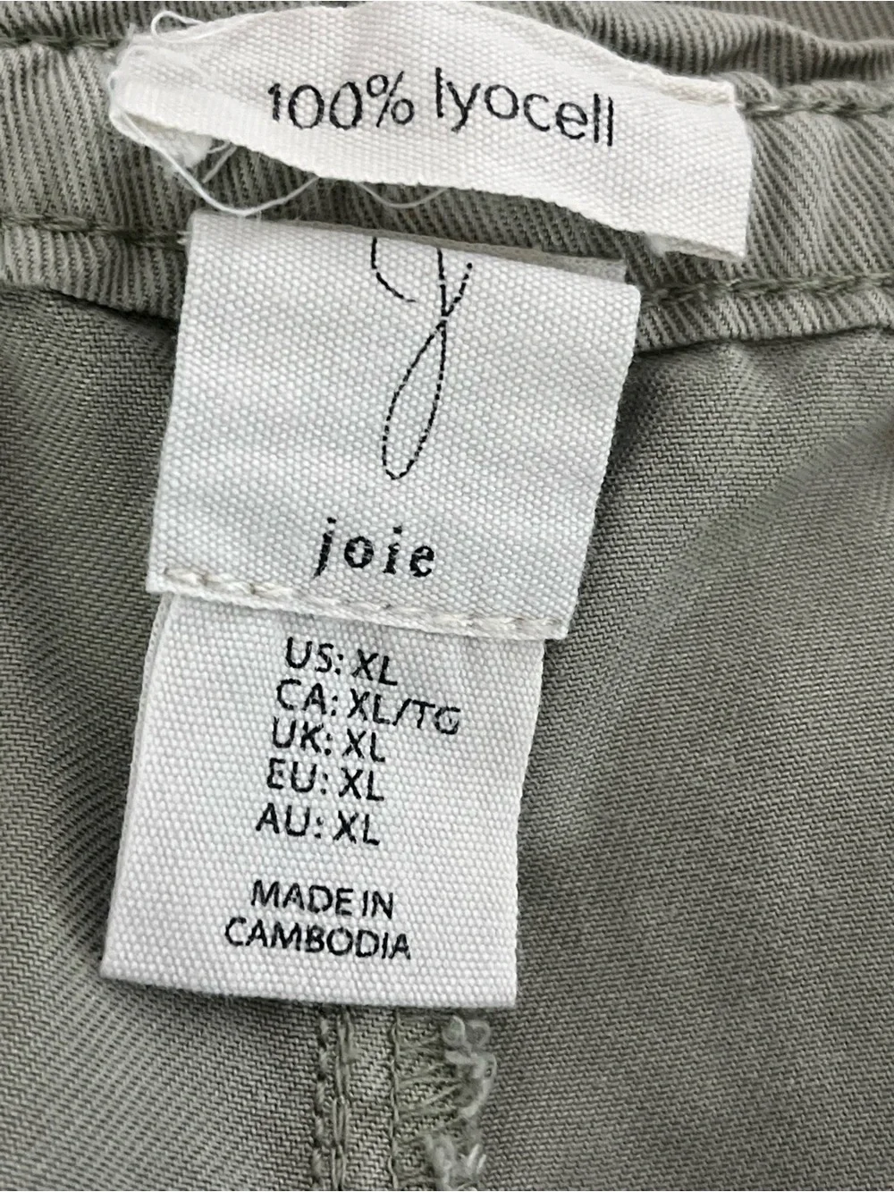 Joie 100% Lyocell Lagenlook Vacation Light Weight Wide Leg Pants Size XL - Picture 11 of 11